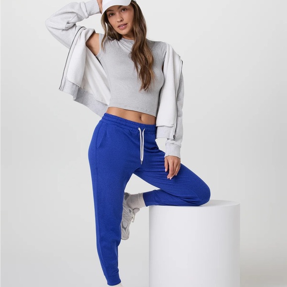 2x Vuori Performance Joggers in Copenhagen Heather & Spring Heather blue Sz XXL - Picture 2 of 6